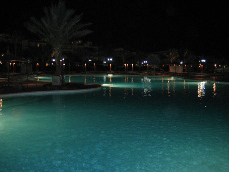 Pool bei Nacht Pickalbatros Dana Beach Resort - Hurghada
