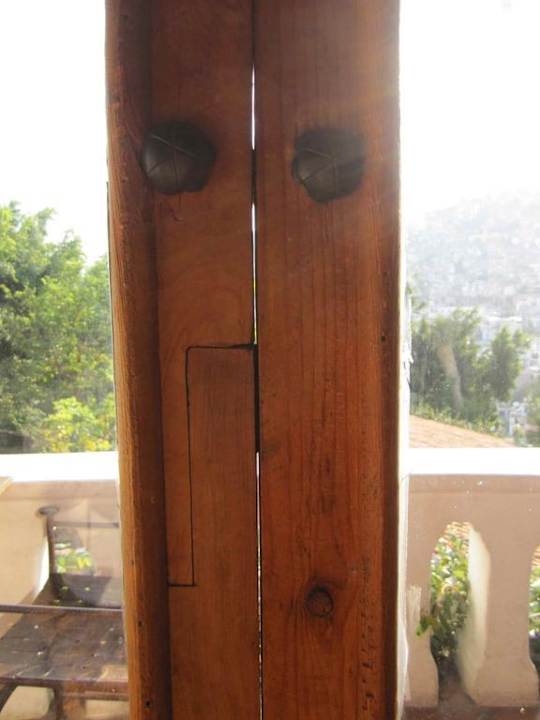 Balkontür - Zimmer 206 Hotel Posada de la Mision