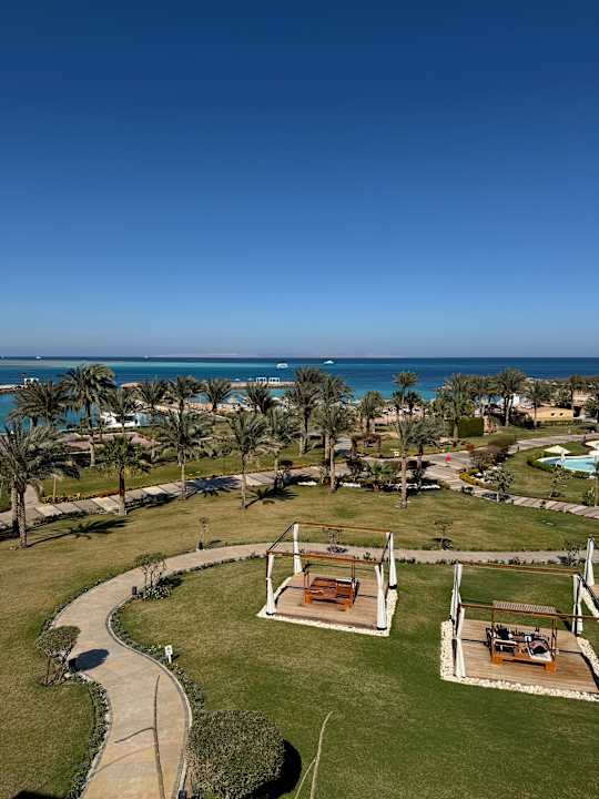 Ausblick Hilton Hurghada Plaza