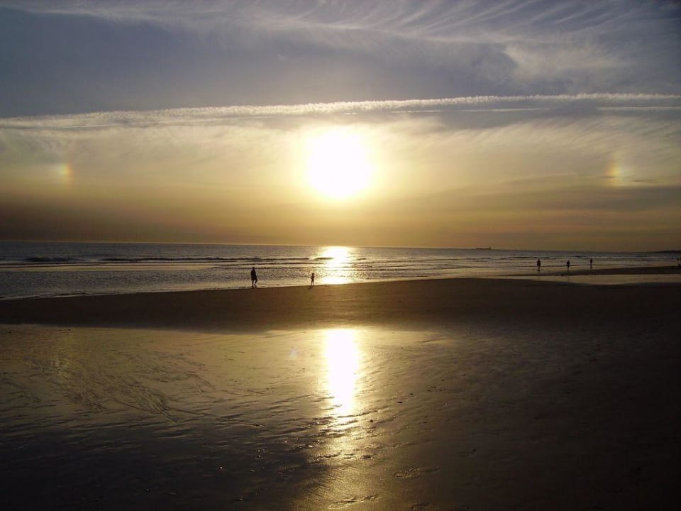 Sonnenuntergang am Traumstrand Hipotels Barrosa Garden