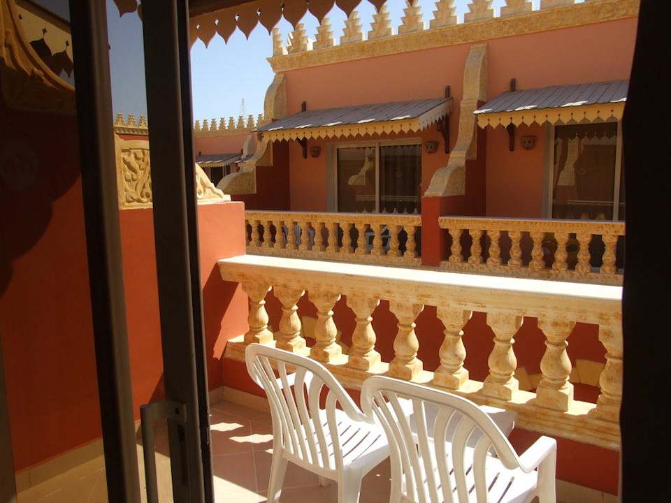 Widok z naszego pokoju Pickalbatros Alf Leila Wa Leila Resort - Neverland Hurghada