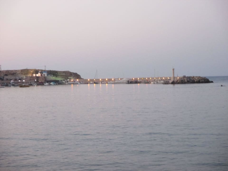 Ausblick von unserem Balkon Anissa Beach & Village