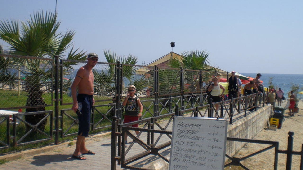 Strandzugang Hotel Aslan City Kleopatra