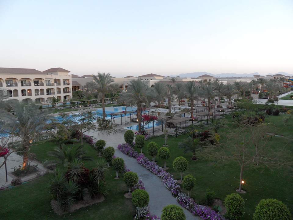 Vom Balkon aus fotografiert JAZ Aquamarine Resort