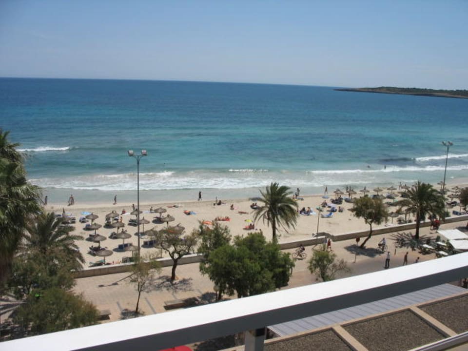 Ausblick vom 4. Stock Hipotels Don Juan