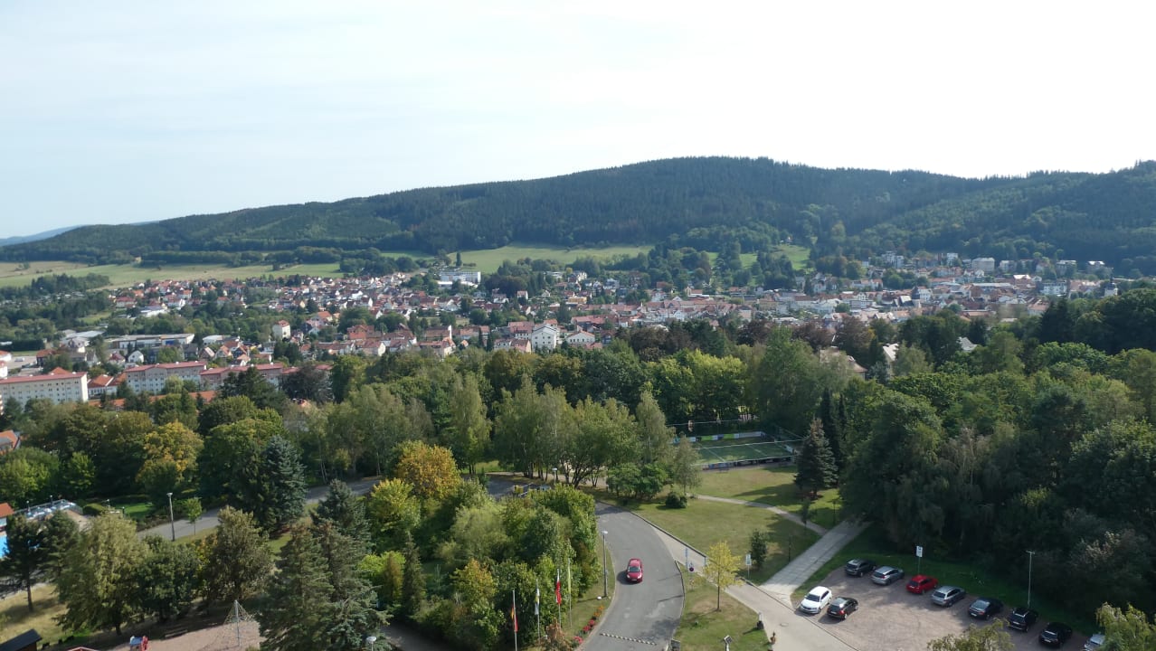 Ausblick AHORN Berghotel Friedrichroda
