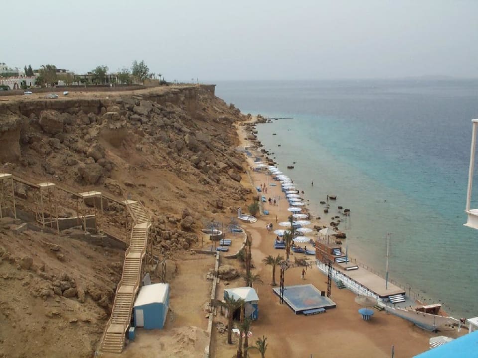 Ausicht vom Lift nach links Albatros Sharm Resort