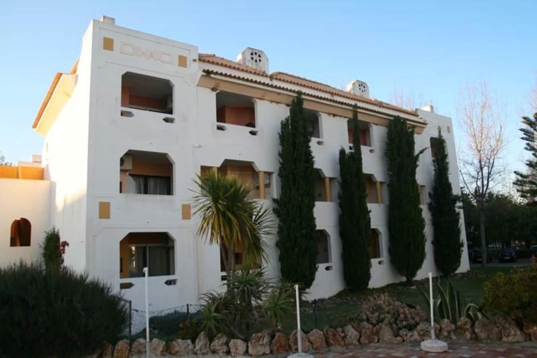 Unser Balkon im Haupthaus Golden Club Cabanas