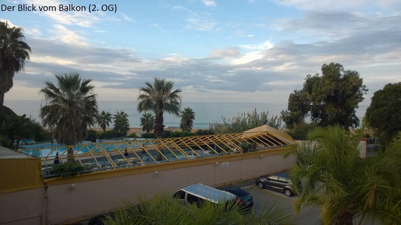 Ausblick vom Balkon Monica Isabel Beach Club