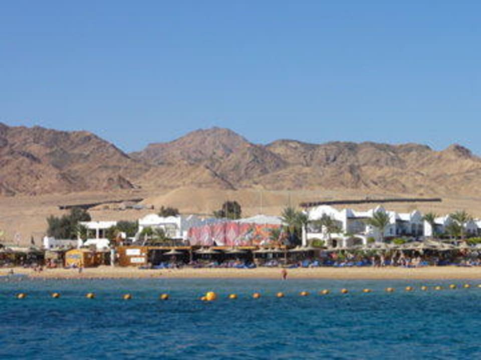 Sicht aus dem Meer JAZ Dahabeya