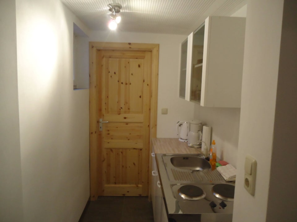 Kellerapartment Pilgers Home FeWo F - Küche Gästehaus Sommertal