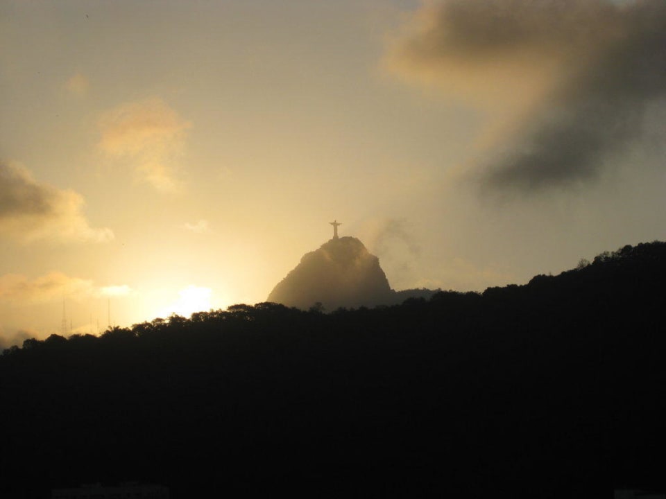 Blick von der Dachterrasse zum Corcovado Hotel PortoBay Rio de Janeiro
