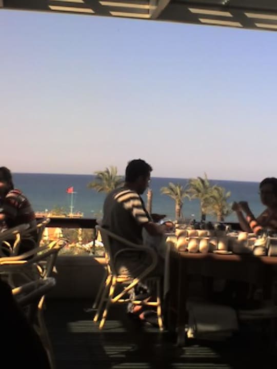 Ausblick Terrasse Hauptrestaurant PALOMA Perissia