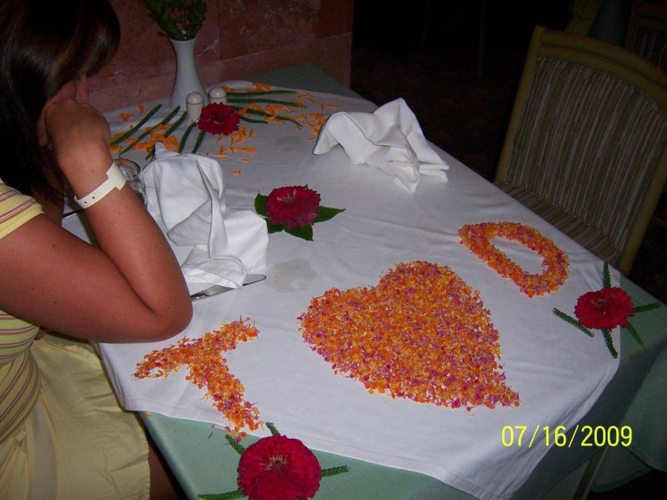 Unser Tisch am letzten Abend Asteria Collection Side