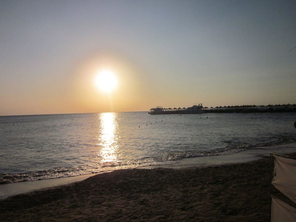 Пляж ранним утром Beach Albatros Resort