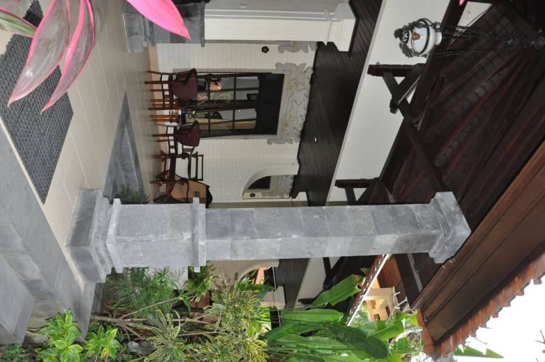 Terrasse vor dem Zimmer Villa Shanti Beach