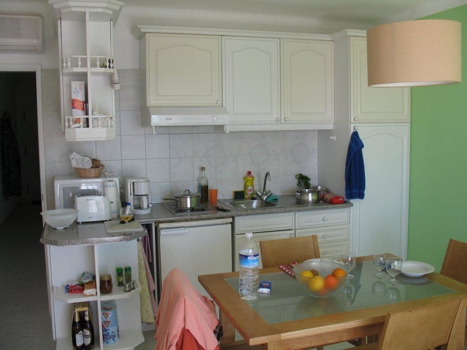 Küche und Eßplatz Hotel Jardim do Vau