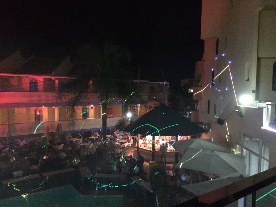 Animation Lasershow Pool Playa Olid Suites & Apartments