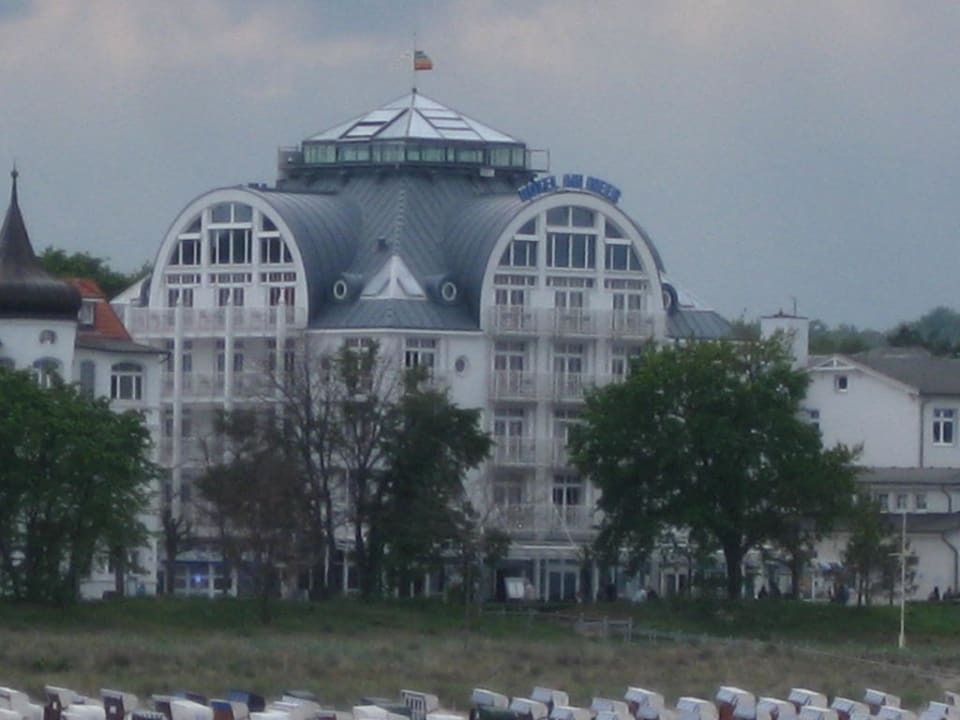 Blick von der Anlegestelle Hotel AM MEER & Spa