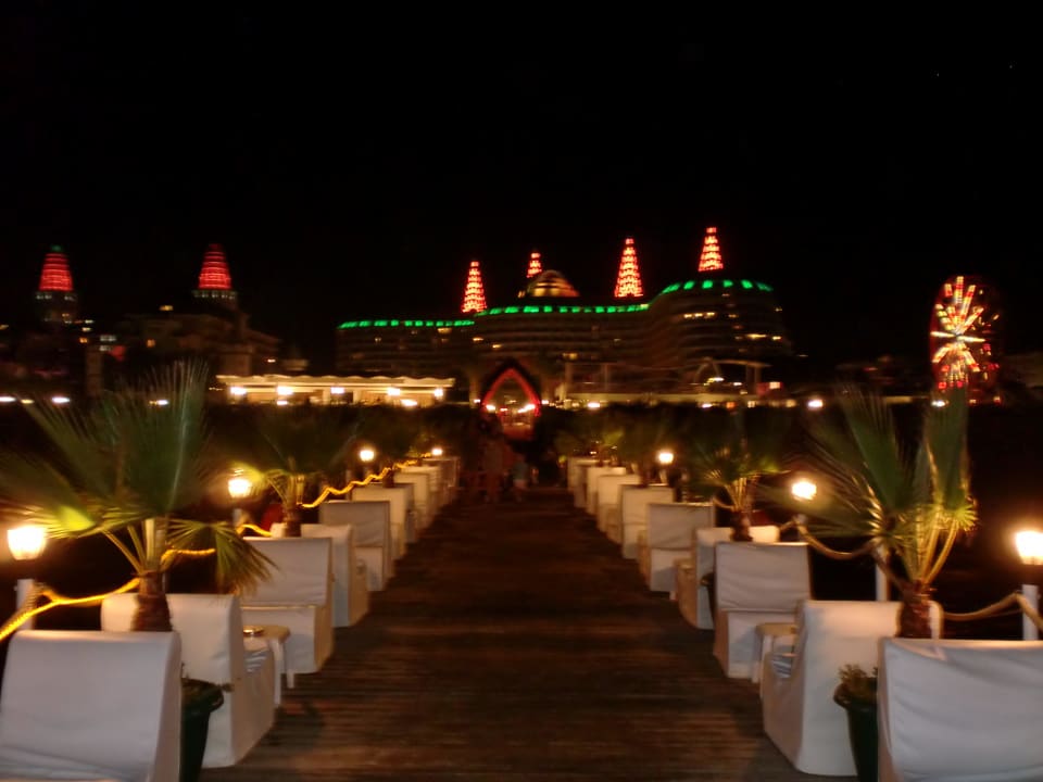 Blick vom Steg Hotel Delphin Imperial