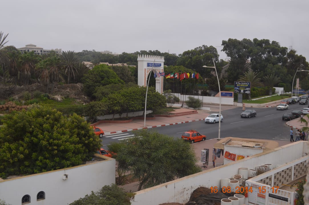 Widok z hotelu Les Dunes d'Or
