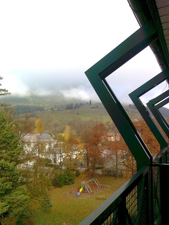 Ausblick Zimmerbalkon Hotel Schneeberghof