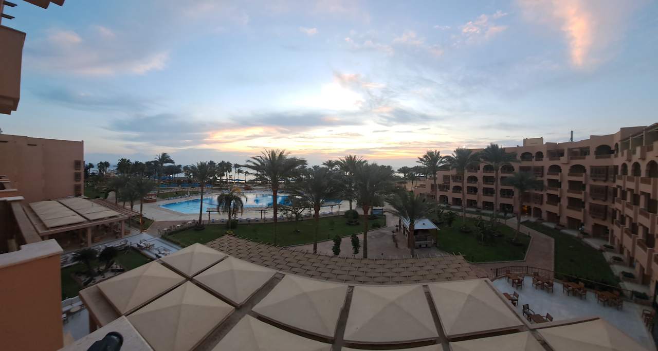 Ausblick Continental Hotel Hurghada
