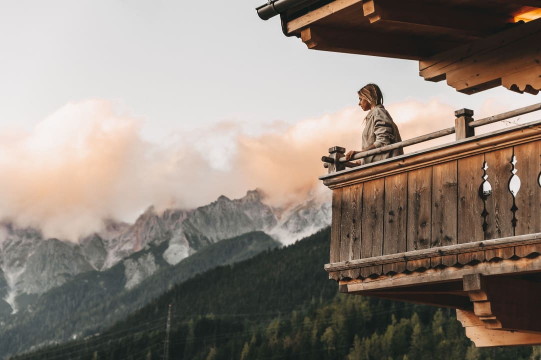 Ausblick Jufenalm BOHO Hotel & Restaurant