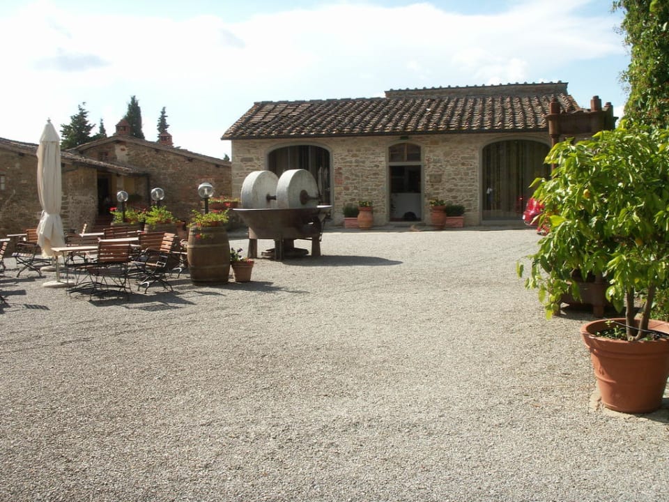 Innenhof  Hotel Fattoria Castelvecchi