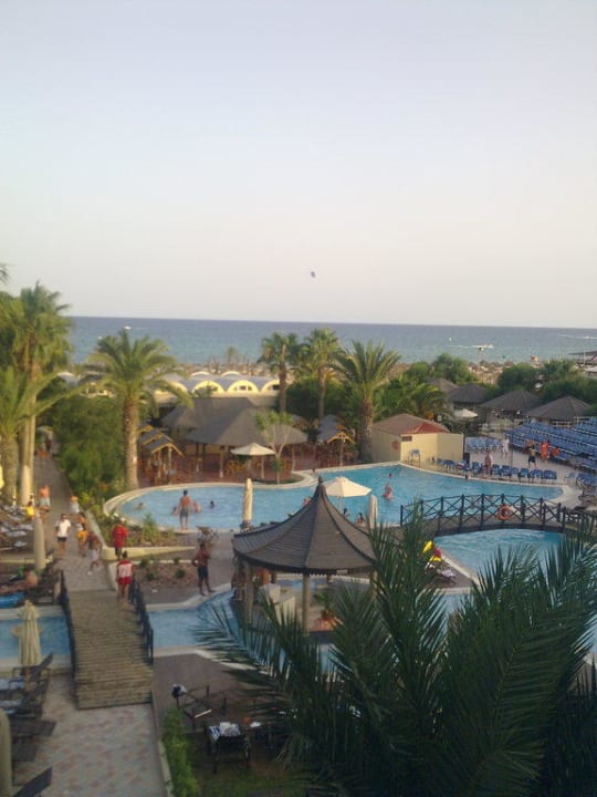 Blick vom Balkon Hotel Paradis Palace