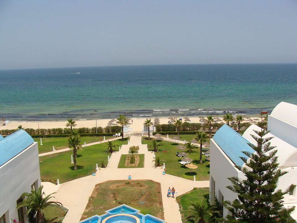 Piękny widok z pokoju 524 na morze Hotel Amir Palace