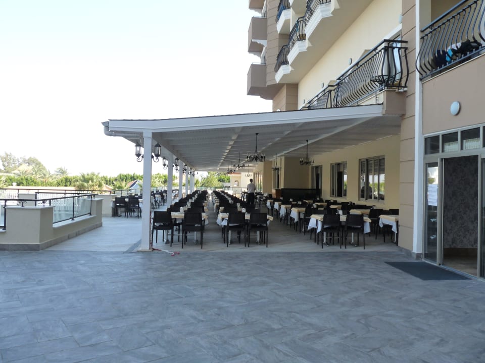 Terrasse am Hauptrestaurant Side Mare Resort & Spa