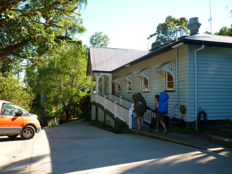 Eingangsbereich Halse Lodge Backpacker Hostel Noosa