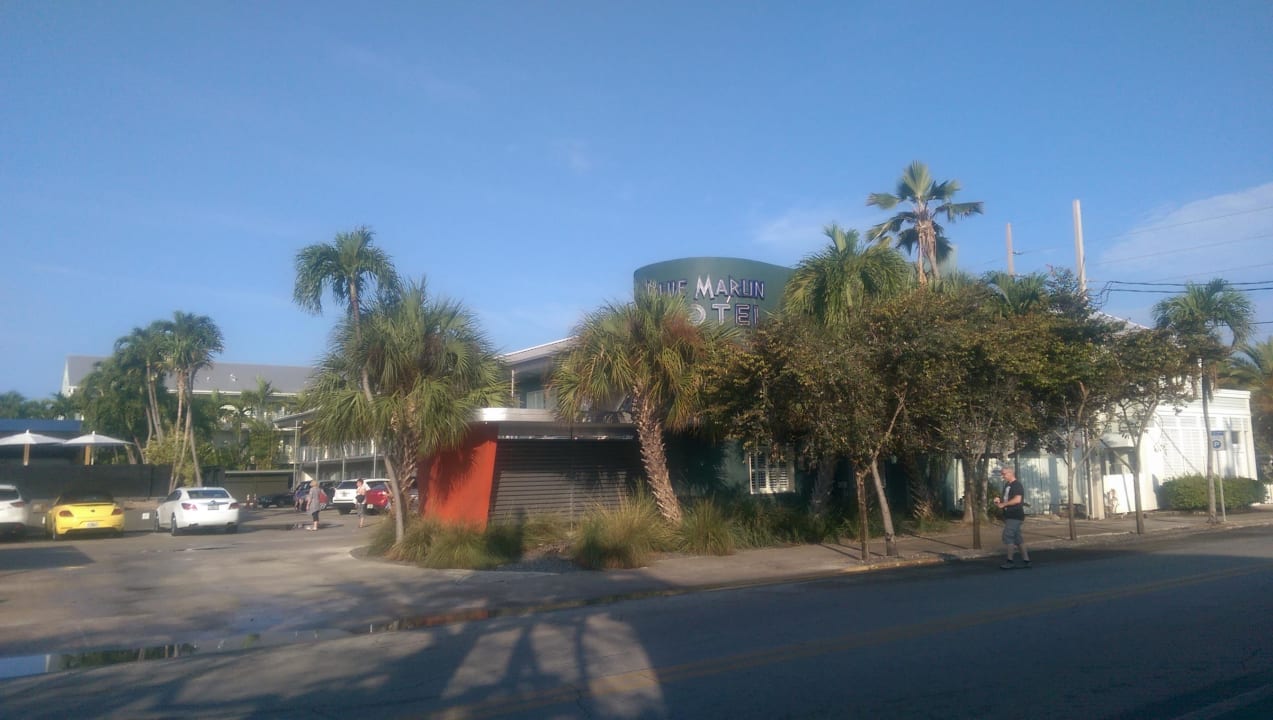 Einfahrt Motel Blue Marlin