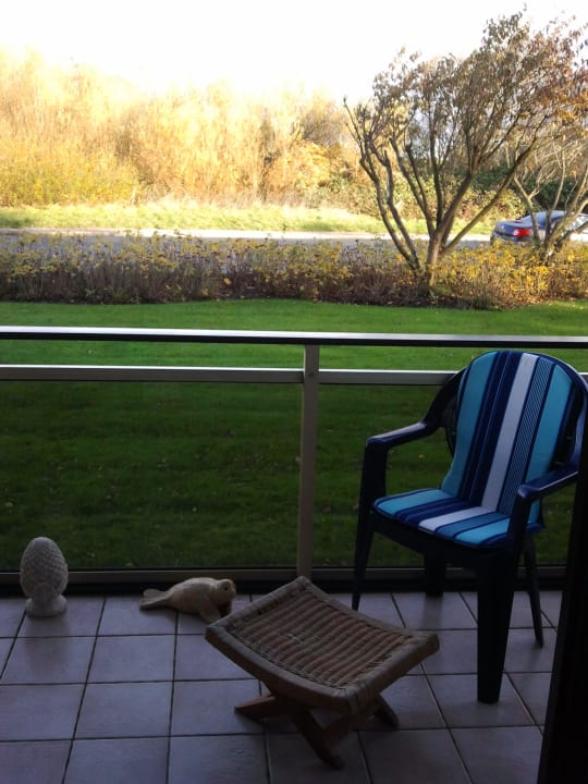 Blick auf den Deich Ferienwohnung Thätner im Haus Jan am Strand