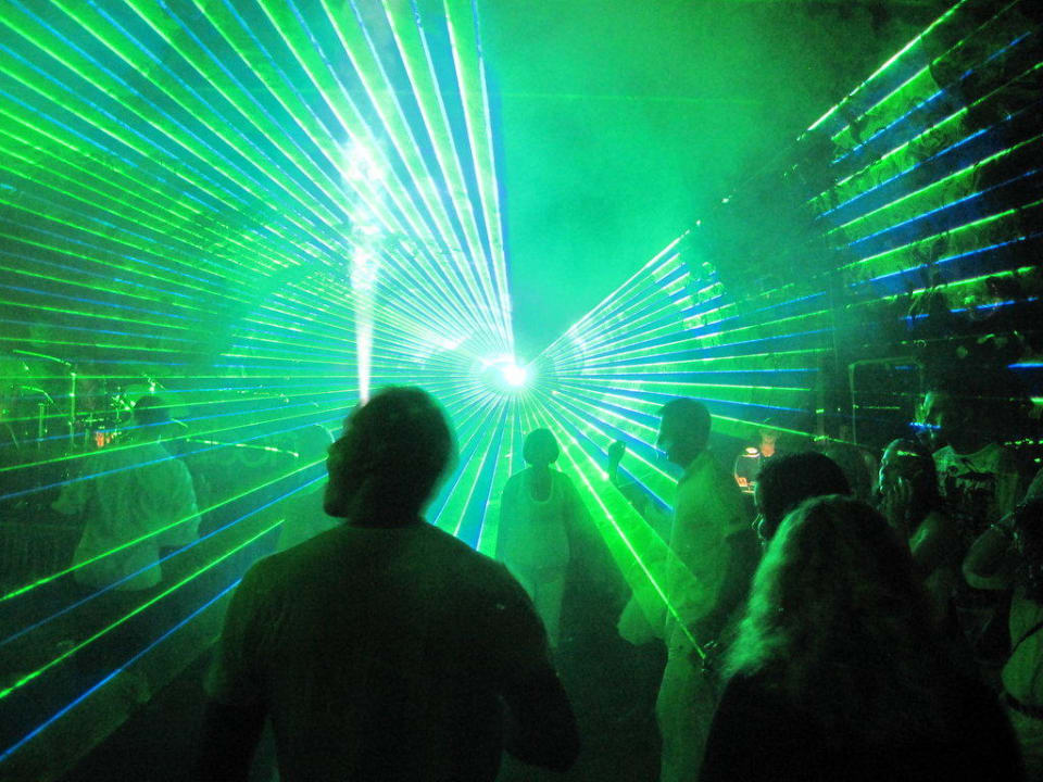 Laser party on white night Limak Lara Deluxe Hotel & Resort