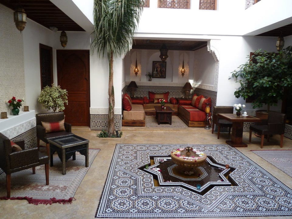 Innenhof mit Sitzecke Hotel Riad Viva