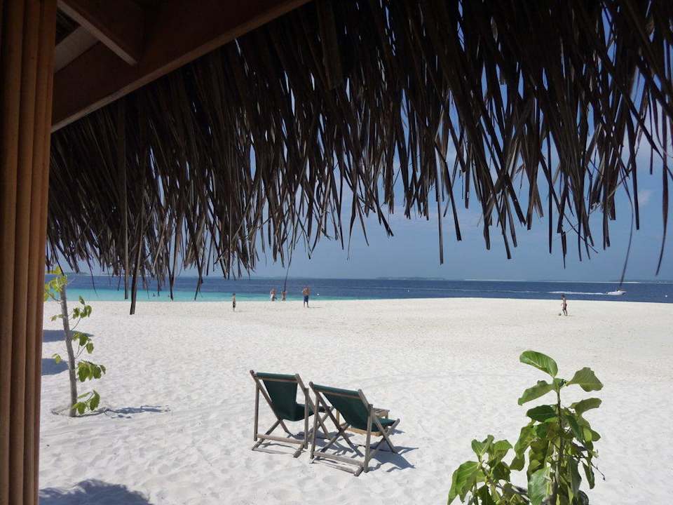 Sandbank im Südwesten der Insel  NH Collection Maldives Reethi Resort