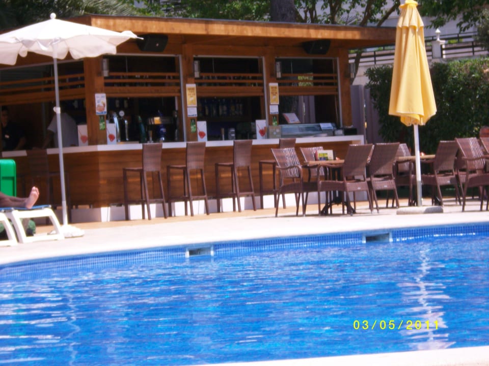 Klein aber fein. Der Hotelpool. Hotel Pabisa Chico