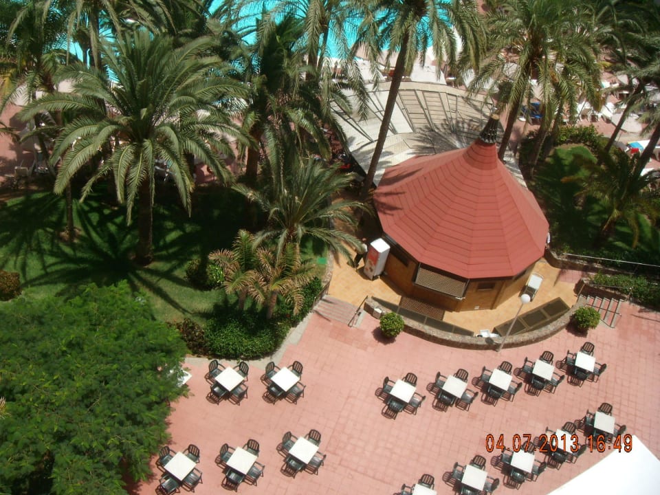 Ausblick auf den Frühstücksraum Hotel Riu Palace Palmeras