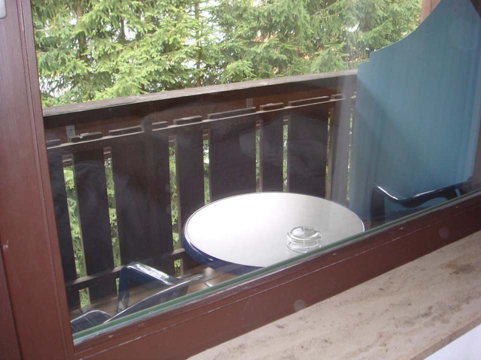 Balkon mit Blick hinter das Hotel Hotel Schwangauer Hof