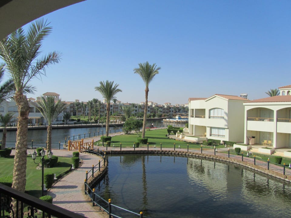 Zimmerausblick auf die Lagune Pickalbatros Dana Beach Resort - Hurghada