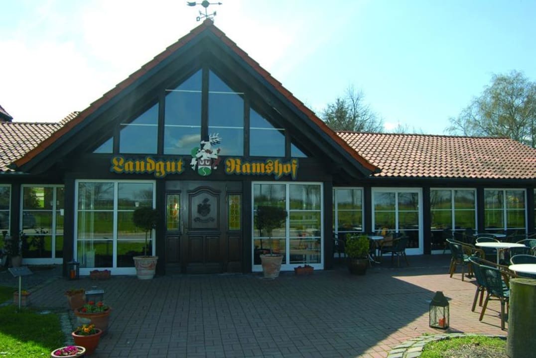 Hoteleingang Landgut Hotel Ramshof