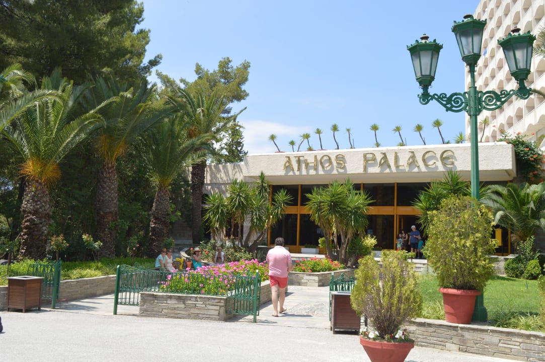 Wejście główne Hotel Athos Palace