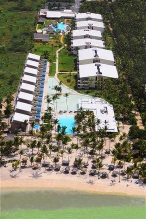 Kompletter Royal Bereich von oben Catalonia Royal Bavaro - Adults only