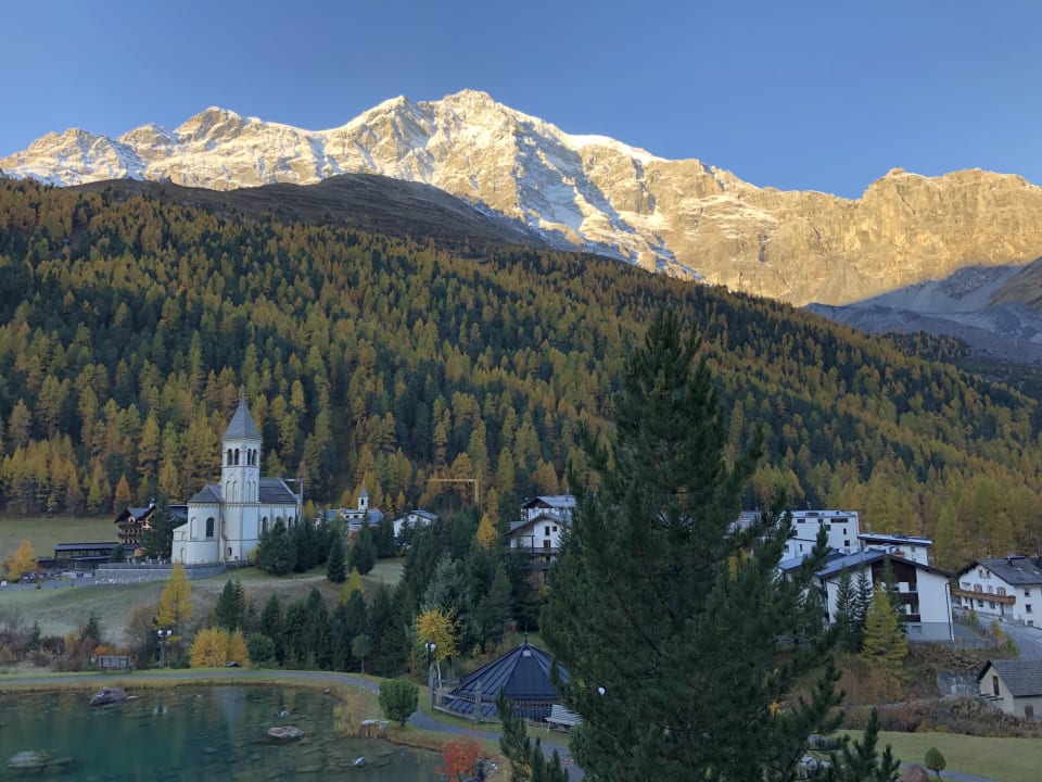 Ausblick Die Post am Ortler