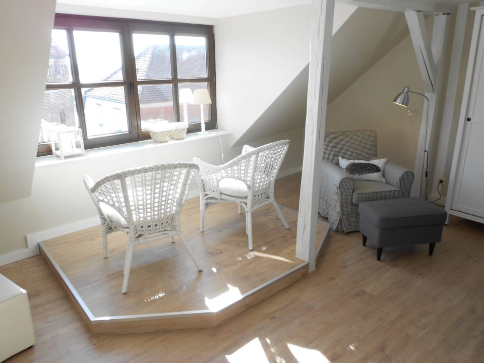 Zimmer im Obergeschoß Ferienhaus Elbblick