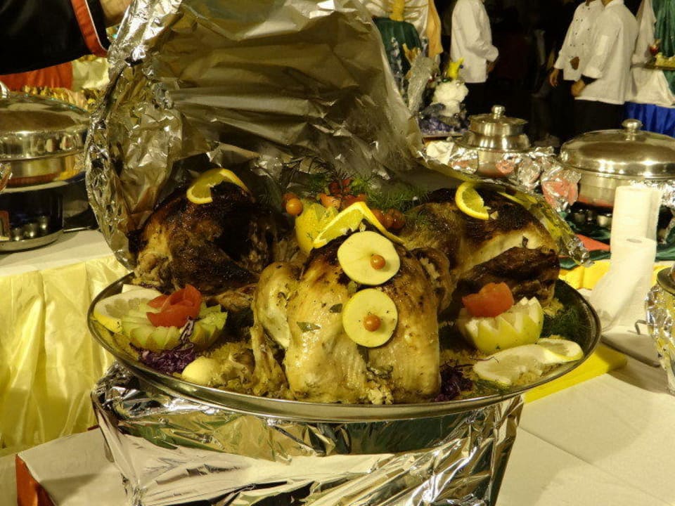 Silvesterbuffet Truthahn Menaville Safaga
