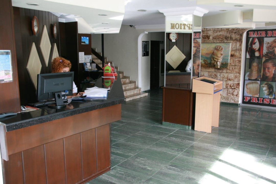 Rezeption Hotel Aslan City Kleopatra