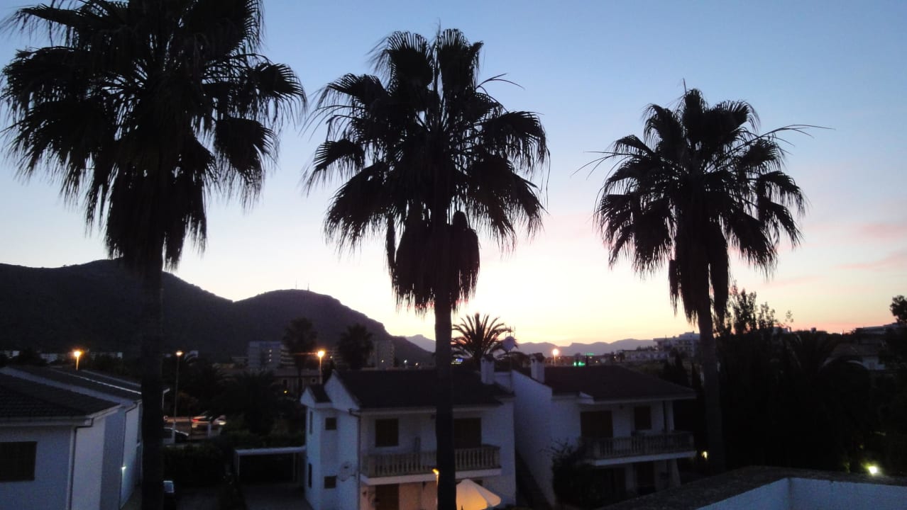 Blick von der Dachterrasse Apartments Venecia